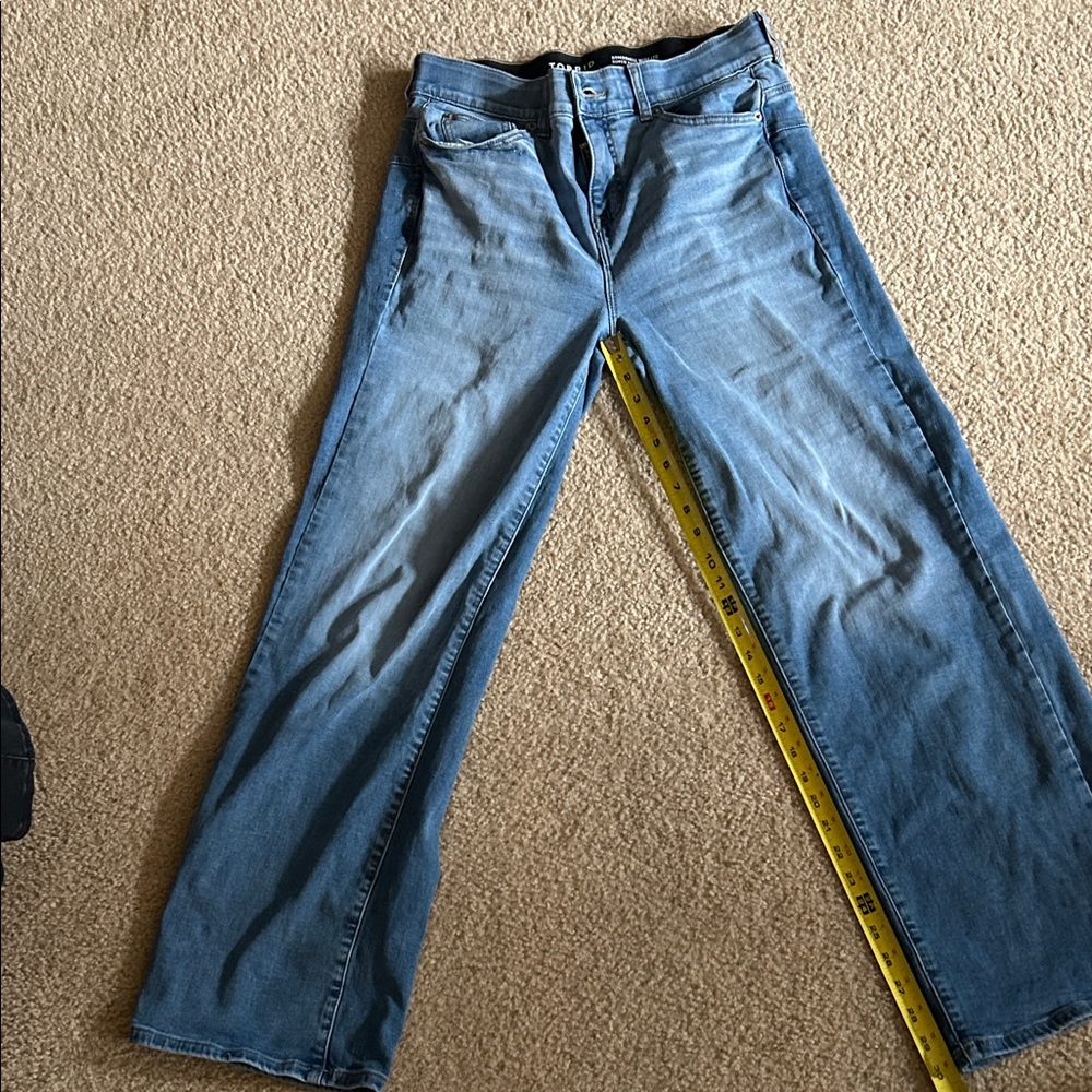 Torrid Bombshell Light Blue Wide Leg Jeans